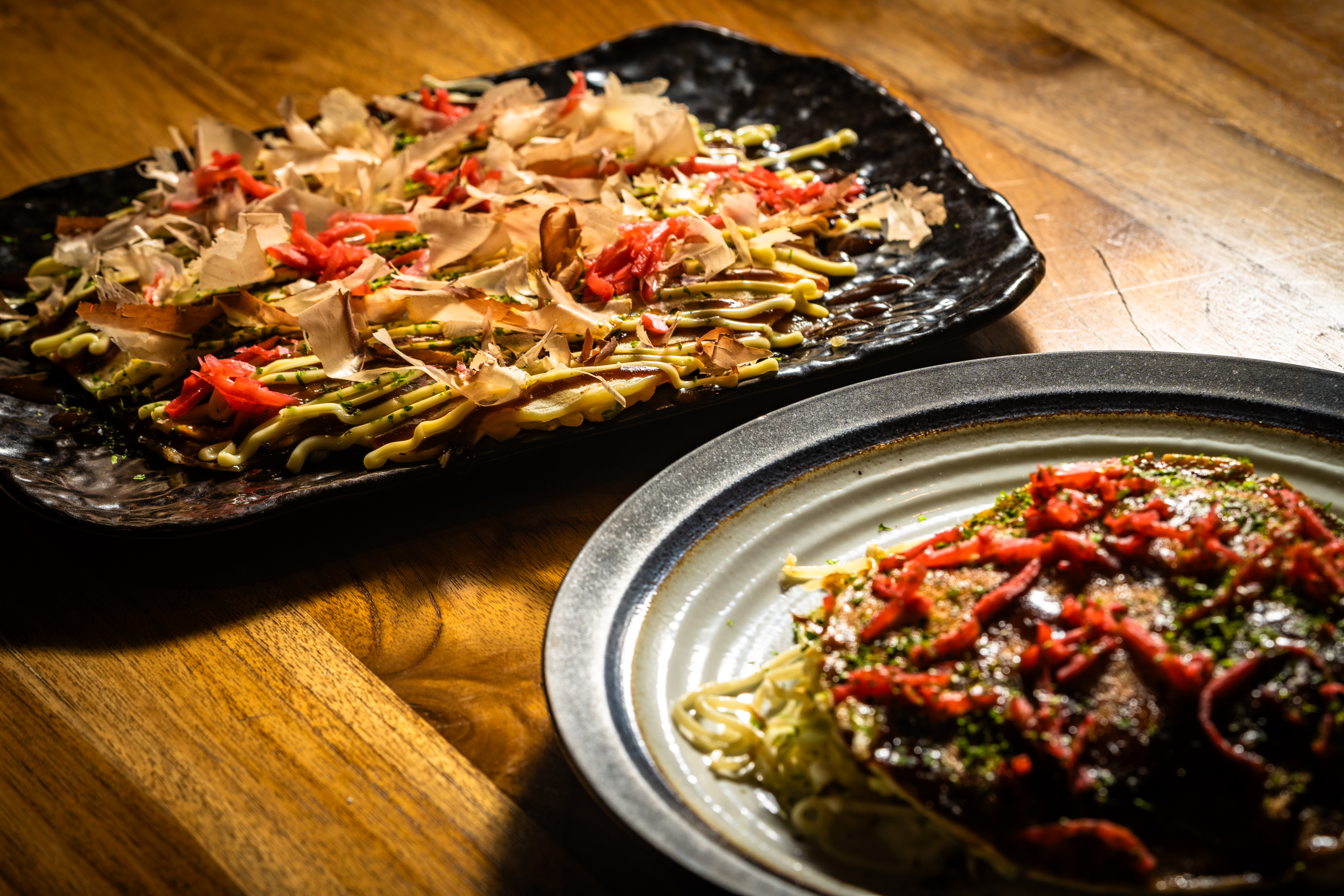 Okonomiyaki Hiroshima style 